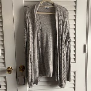 Old Navy open-front cable knit sweater
